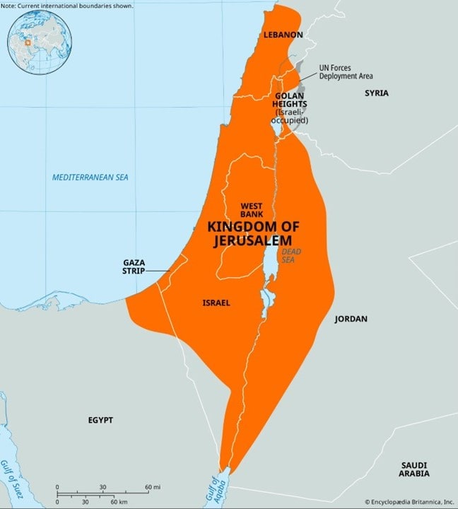 Picture of Israel Map