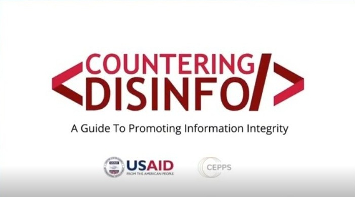 Picture from a video of disinformation campaign logo that USAID published in order push censoring Americans