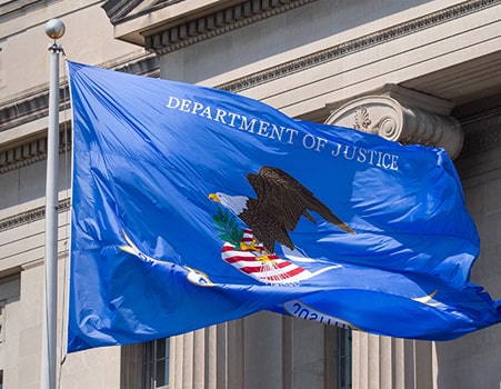 Picture of Justice Department Flag