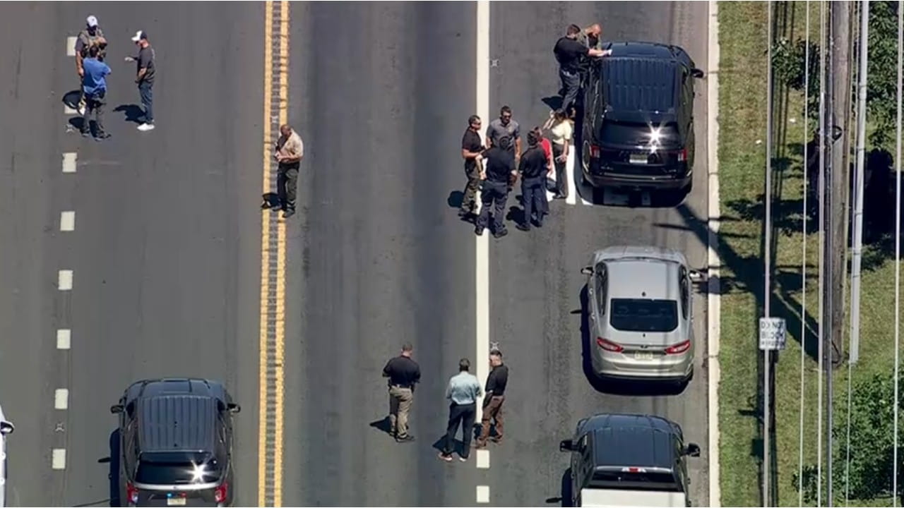 Snapshot of the road where the ICE agent was run over by an illegal alien